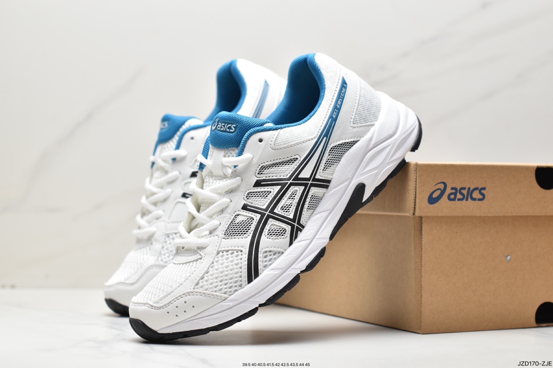 Asics Gel-Contend 4 competes with the 4th generation of low-cut urban casual sports running shoes ”grey blue”