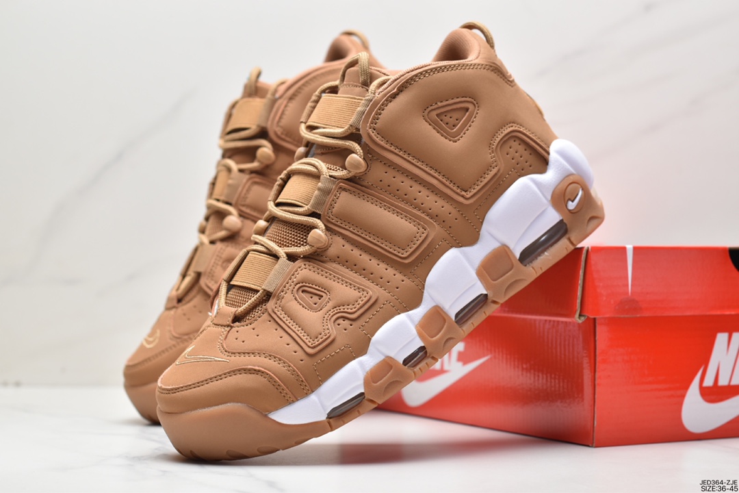 150 耐克Nike Air More Uptempo OG耐克 皮蓬全掌气垫篮球鞋 921948-100