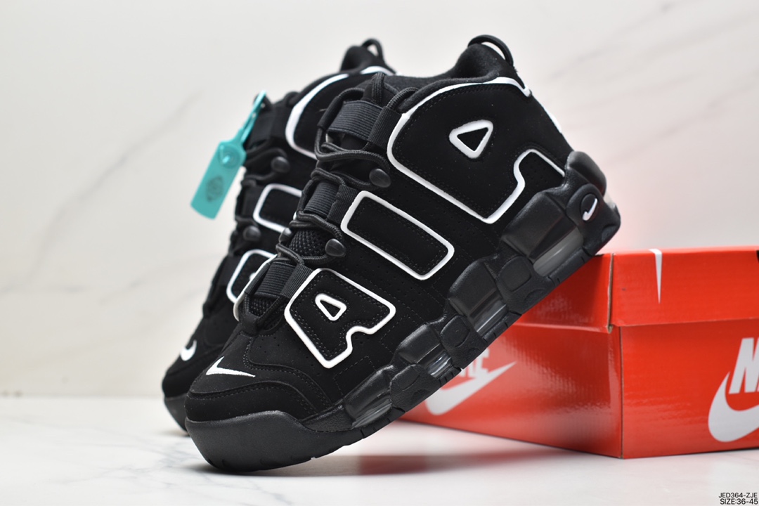 150 耐克Nike Air More Uptempo OG耐克 皮蓬全掌气垫篮球鞋 921948-100