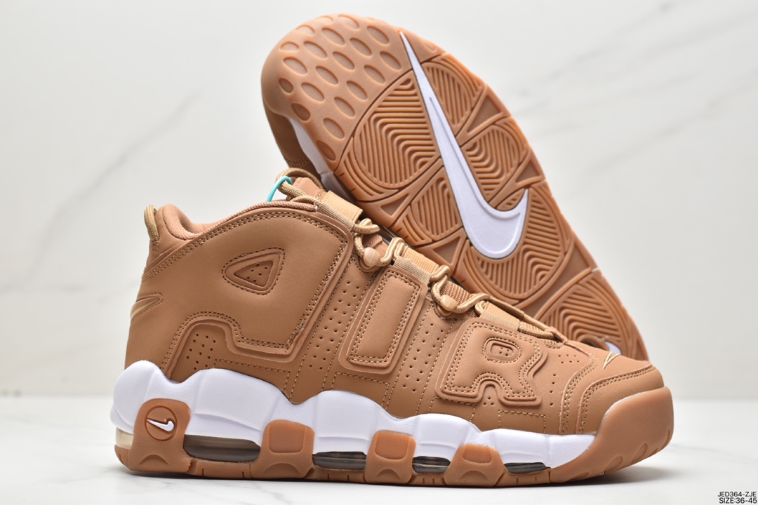 150 耐克Nike Air More Uptempo OG耐克 皮蓬全掌气垫篮球鞋 921948-100