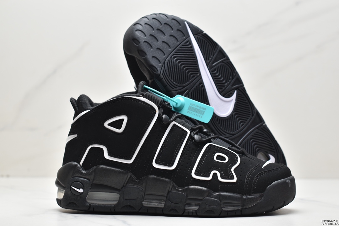 150 耐克Nike Air More Uptempo OG耐克 皮蓬全掌气垫篮球鞋 921948-100