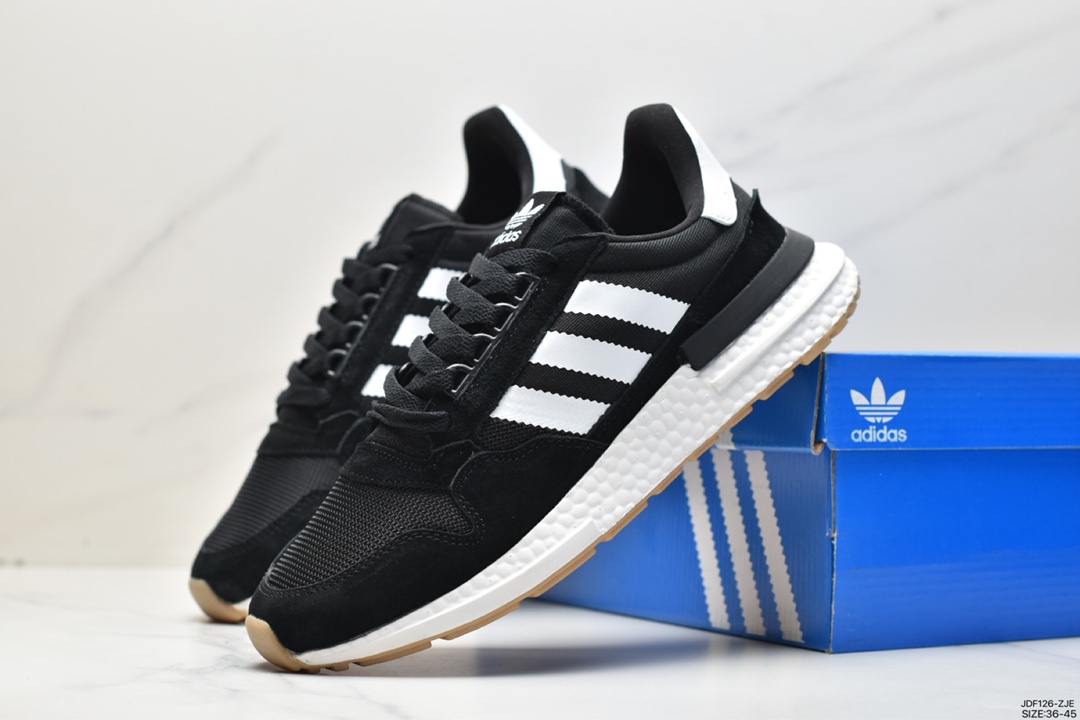 125 阿迪达斯Adidas ZX500 RM Boost Originals 经典跑鞋 BD7873AB238