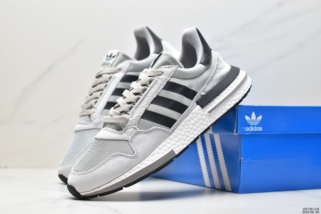 125 阿迪达斯Adidas ZX500 RM Boost Originals 经典跑鞋 BD7873AB238