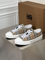 Burberry Casual Shoes Men Cowhide Rubber Casual