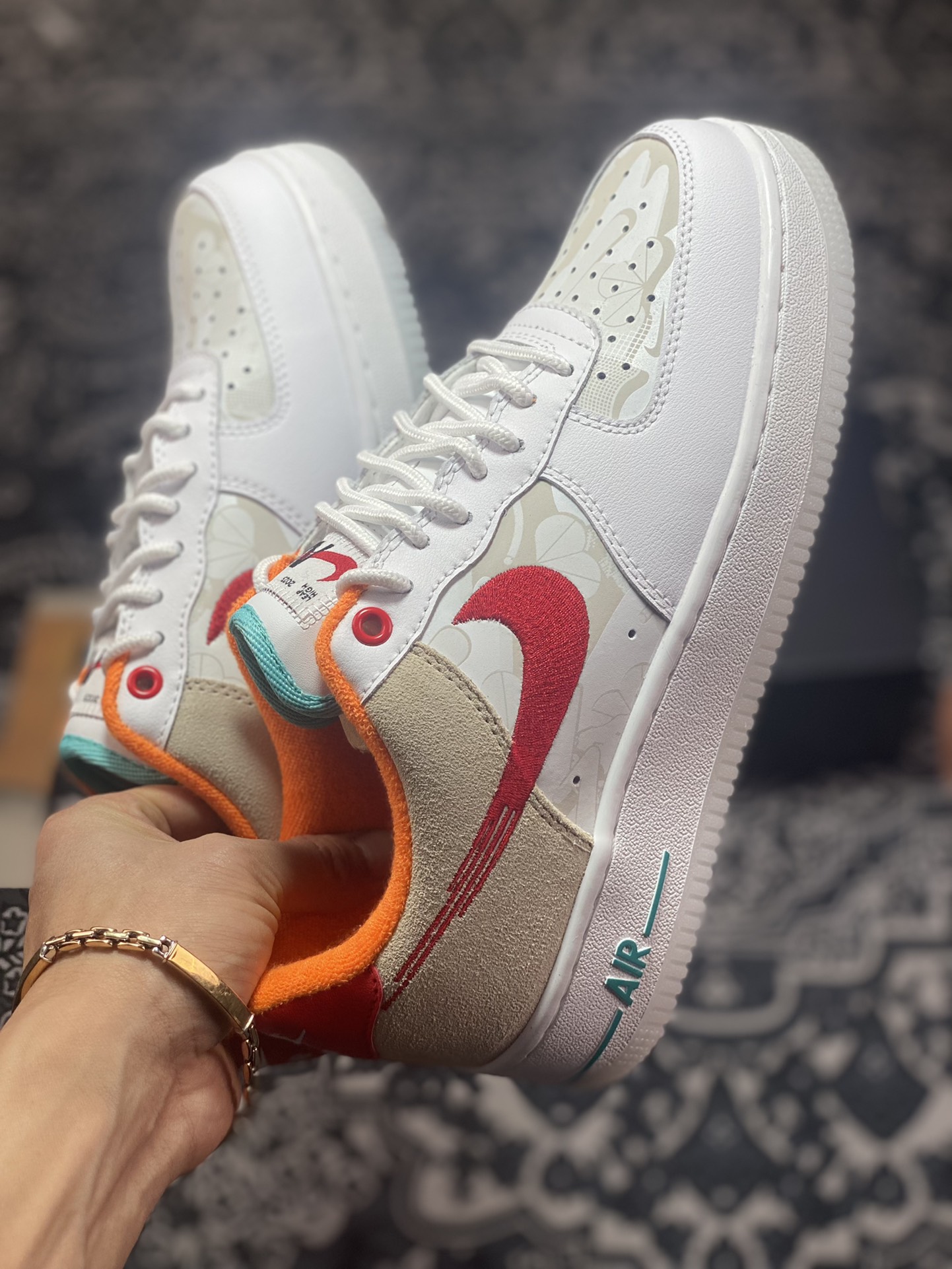 220 Nike Air Force 1'07 Low ”Just Do It”空军一号低帮板鞋“兔年白橙”FD4205-161