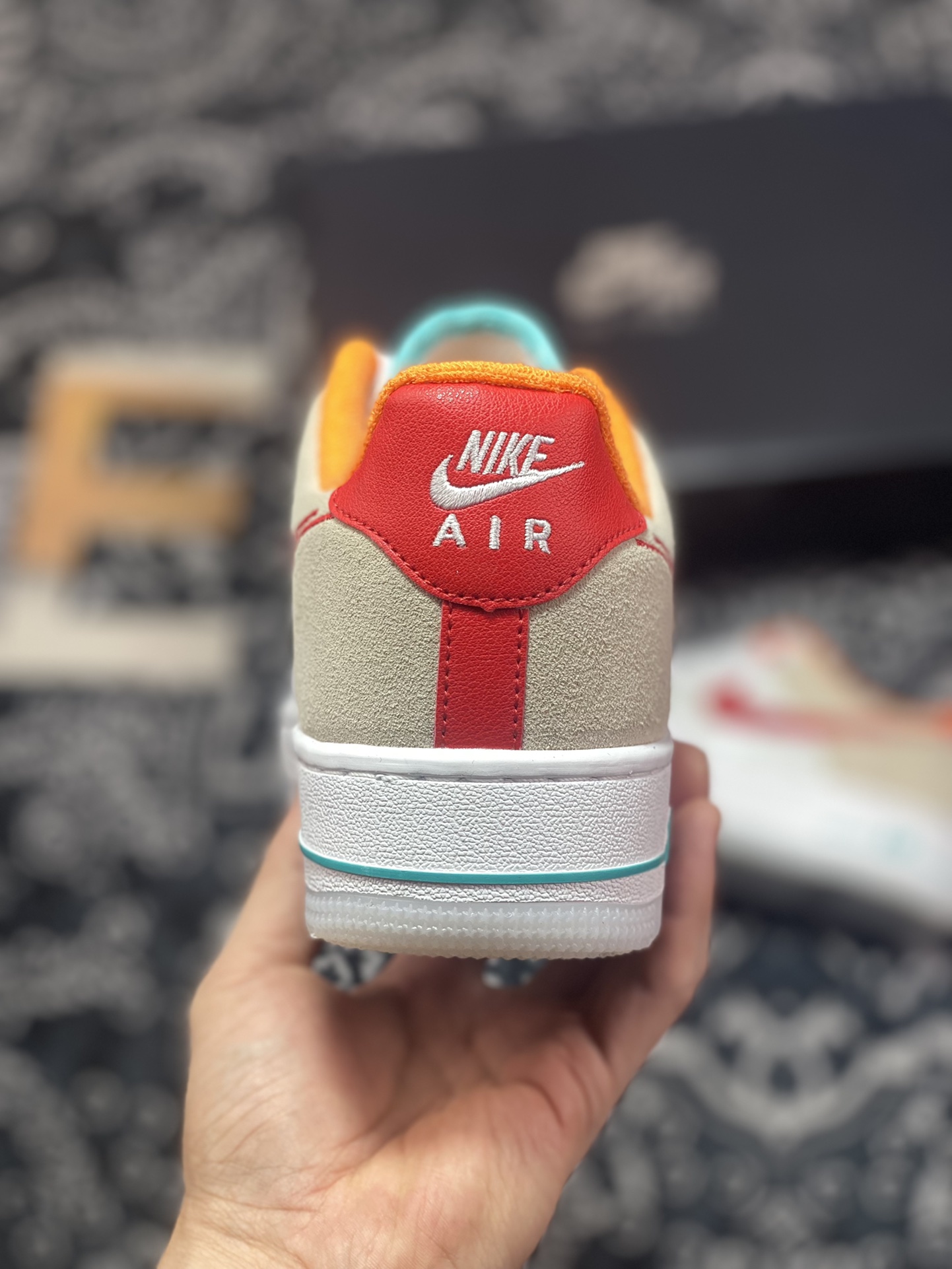 220 Nike Air Force 1'07 Low ”Just Do It”空军一号低帮板鞋“兔年白橙”FD4205-161