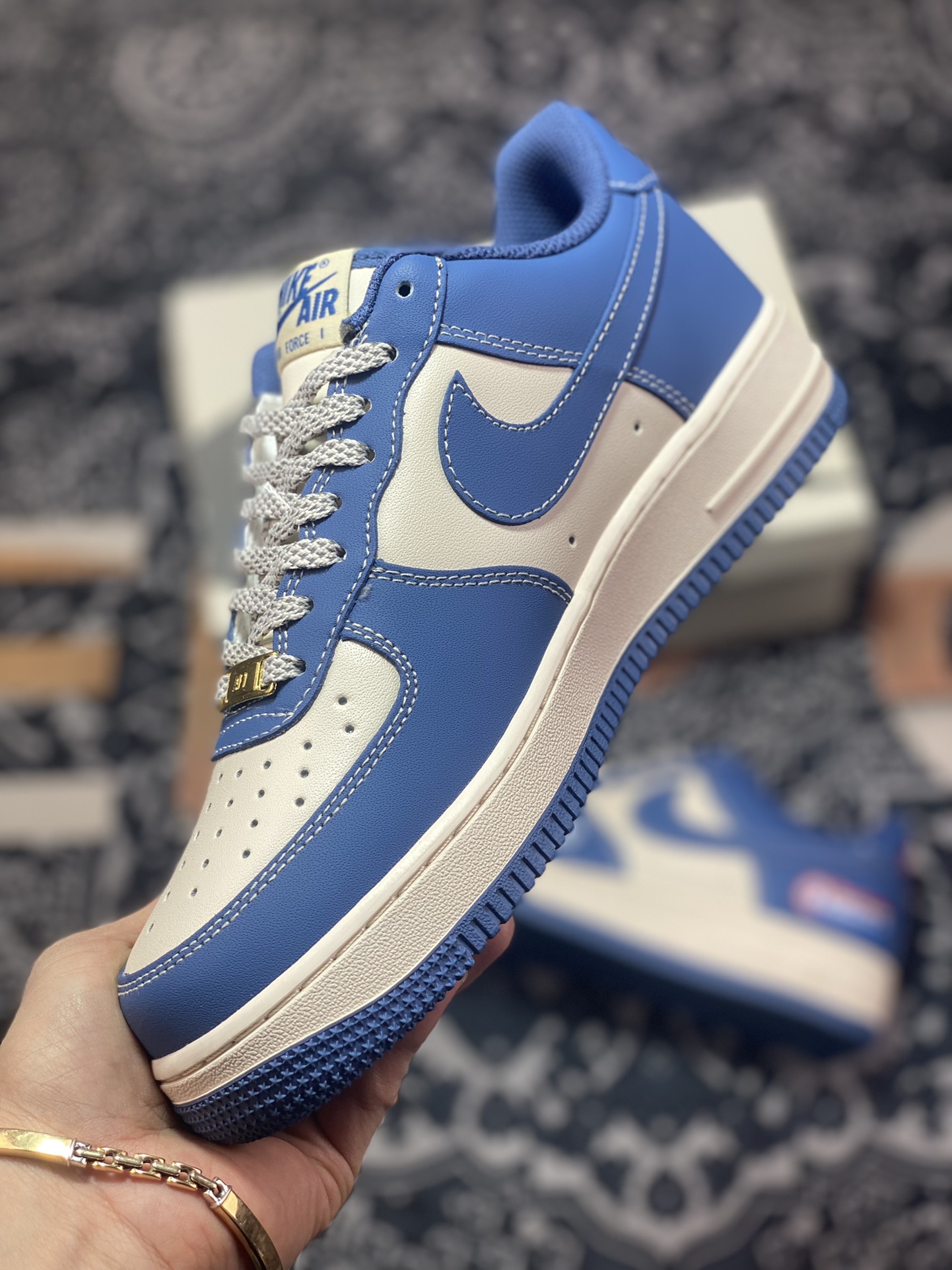 260  Nike Air Force 1 07 LV8”Captain America”空军一号经典板鞋“美队蓝米红”BS9055-804