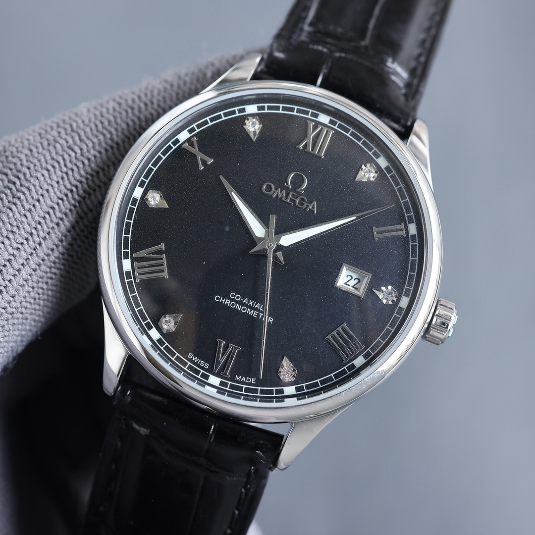 Omega（欧米茄） Style Beige Leather Watches Lookbook Reference image 2