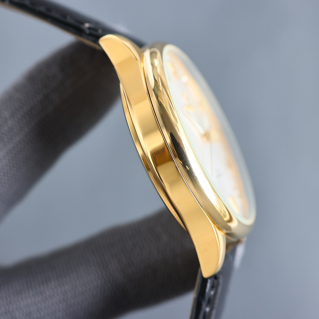 Omega Style Beige Leather Watches Watches Watches detail image 7 from source 765570