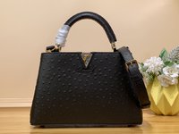 Louis Vuitton LV Capucines Bags Handbags Most Desired
 Cowhide Goat Skin Ostrich Leather Sheepskin N93419