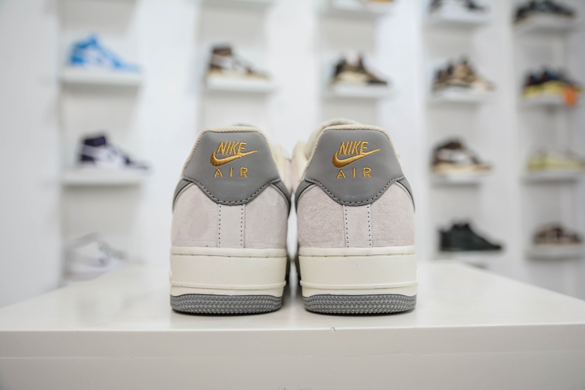 Nike Air Force 1 Low '07 small gray suede KK5636-610