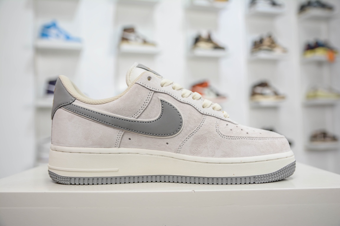 Nike Air Force 1 Low '07 small gray suede KK5636-610