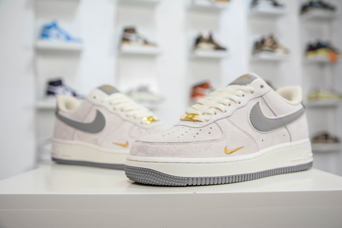 Nike Air Force 1 Low '07 small gray suede KK5636-610