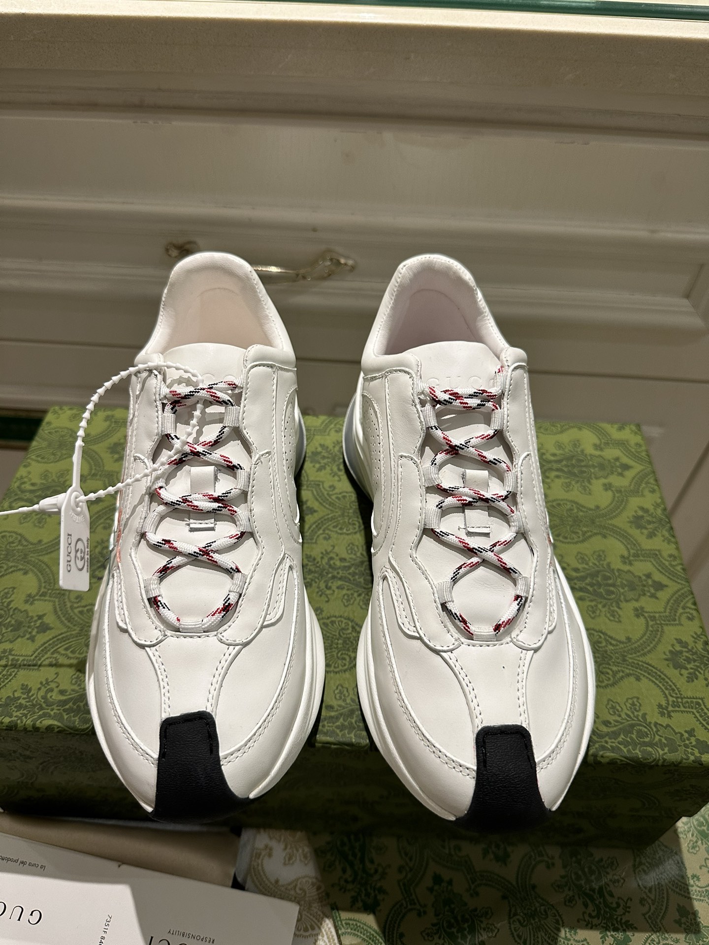 Gucci Buty sportowe Unisex Skóra krowia owcza TPU Wiosenna kolekcja Spodnie dresowe