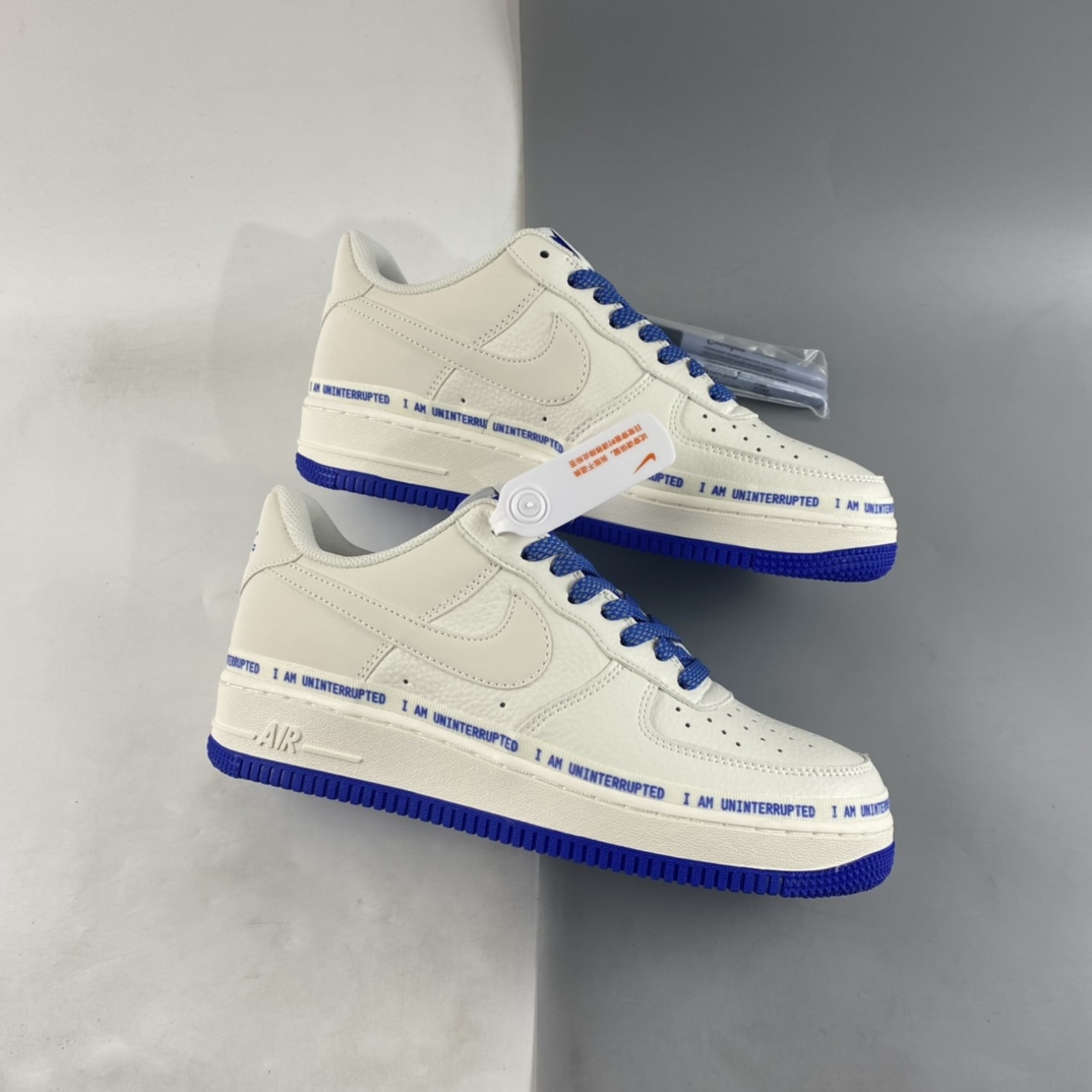 Uninterrupted x Nike Air Force 1'07 Low ”MORE THAN” Milan signature graffiti sneakers QA1127-811