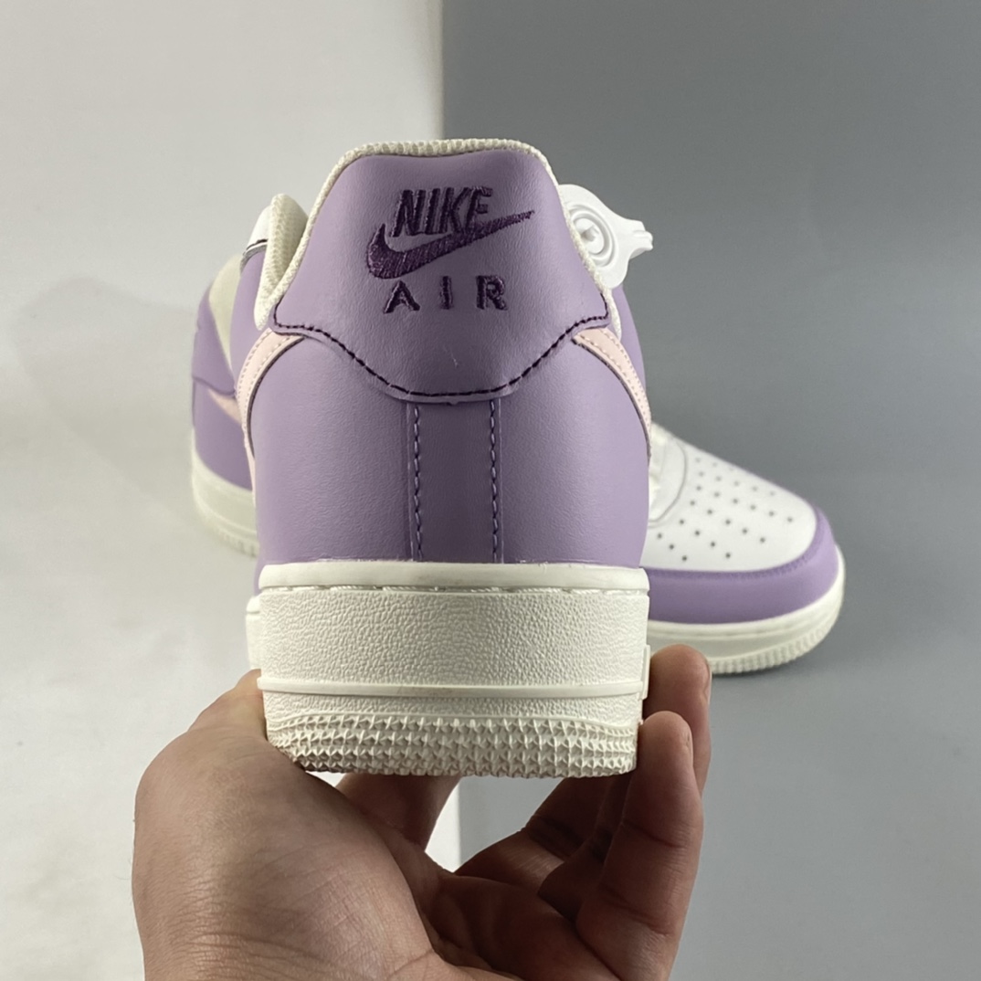 P200 Nike Air Force 1'07 Low 米粉紫配色 空军一号低帮休闲板鞋 DQ6810-286