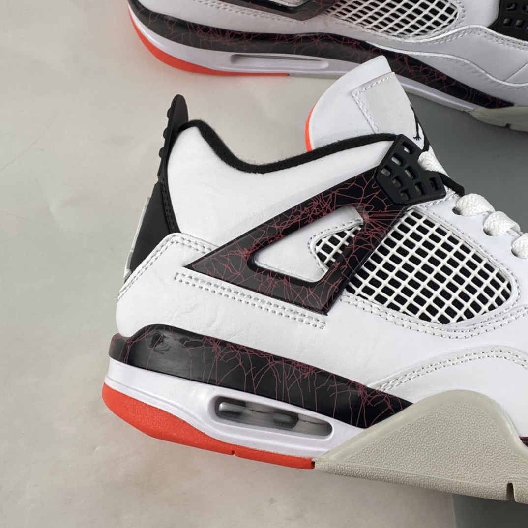 Air Jordan 4 'Hot Lava' hot lava red and white 308497-116