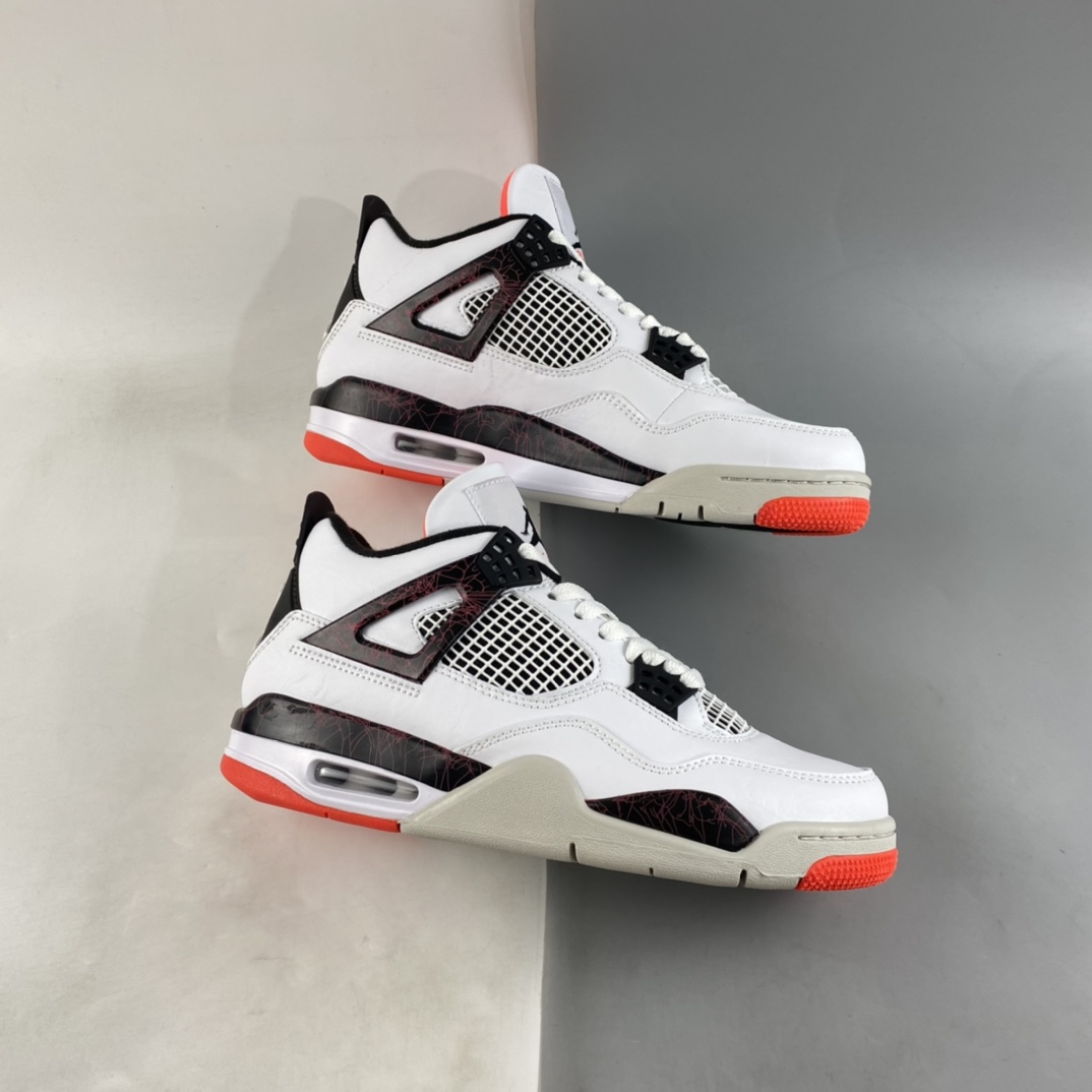 Air Jordan 4 'Hot Lava' hot lava red and white 308497-116