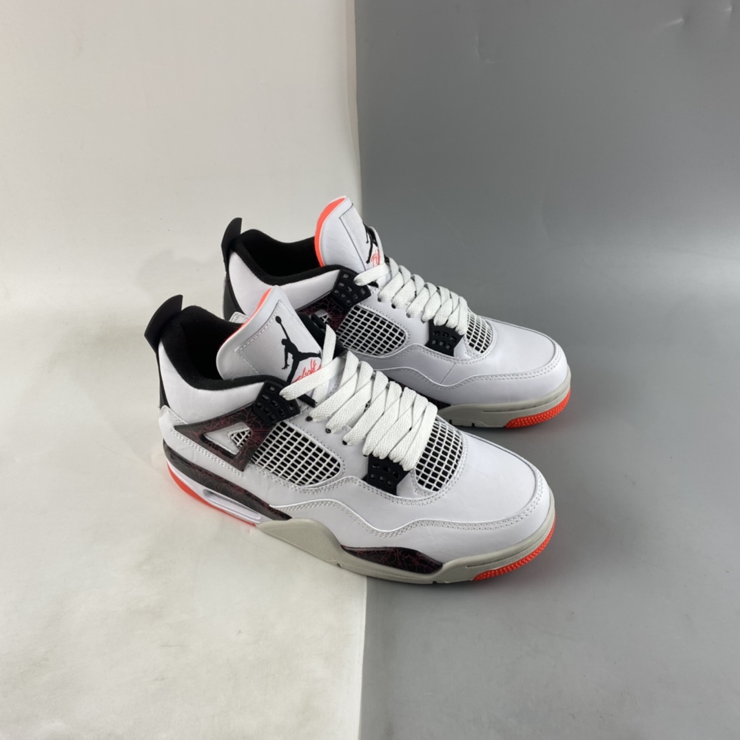 Air Jordan 4 'Hot Lava' hot lava red and white 308497-116