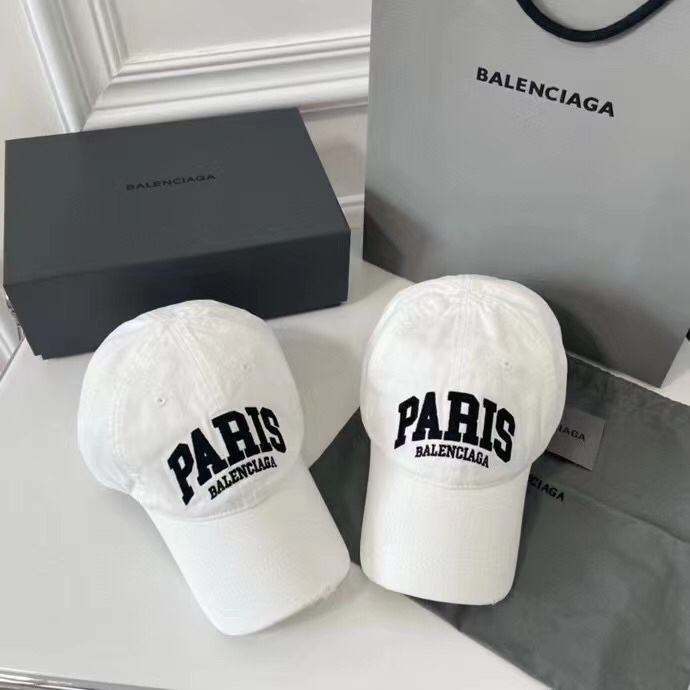 Pjdsd巴黎城市限定Balenciaga·巴黎世家 新款巴黎城市限定字母刺绣棒球帽????
