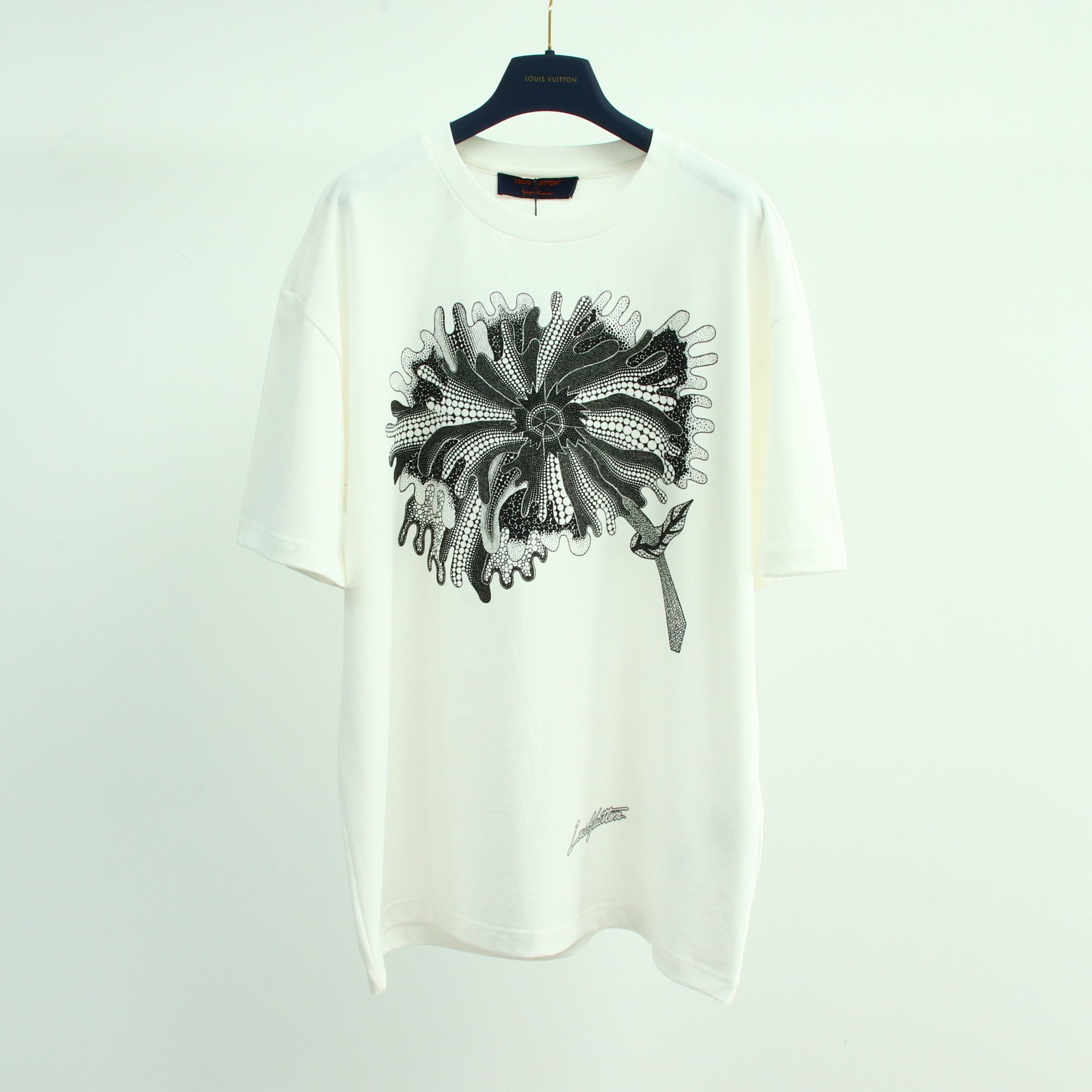 루이비통 프린트 린넨 코튼 반팔 티셔츠 737 Louis Vuitton T Shirt