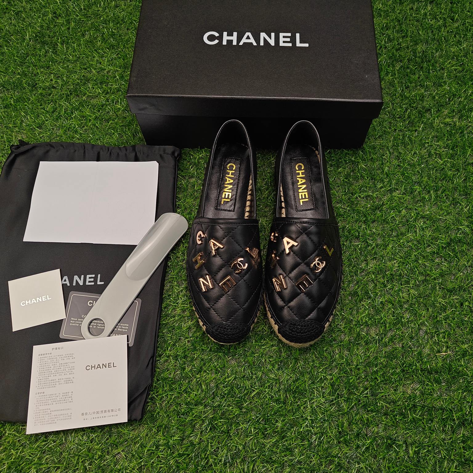 2023 A principios de la primavera nueva serie Chanel pescador zapatos de pescador, color a juego tam