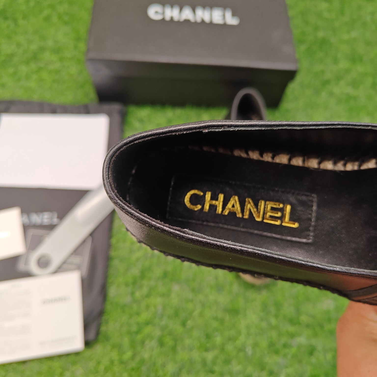 2023 A principios de la primavera nueva serie Chanel pescador zapatos de pescador, color a juego tam