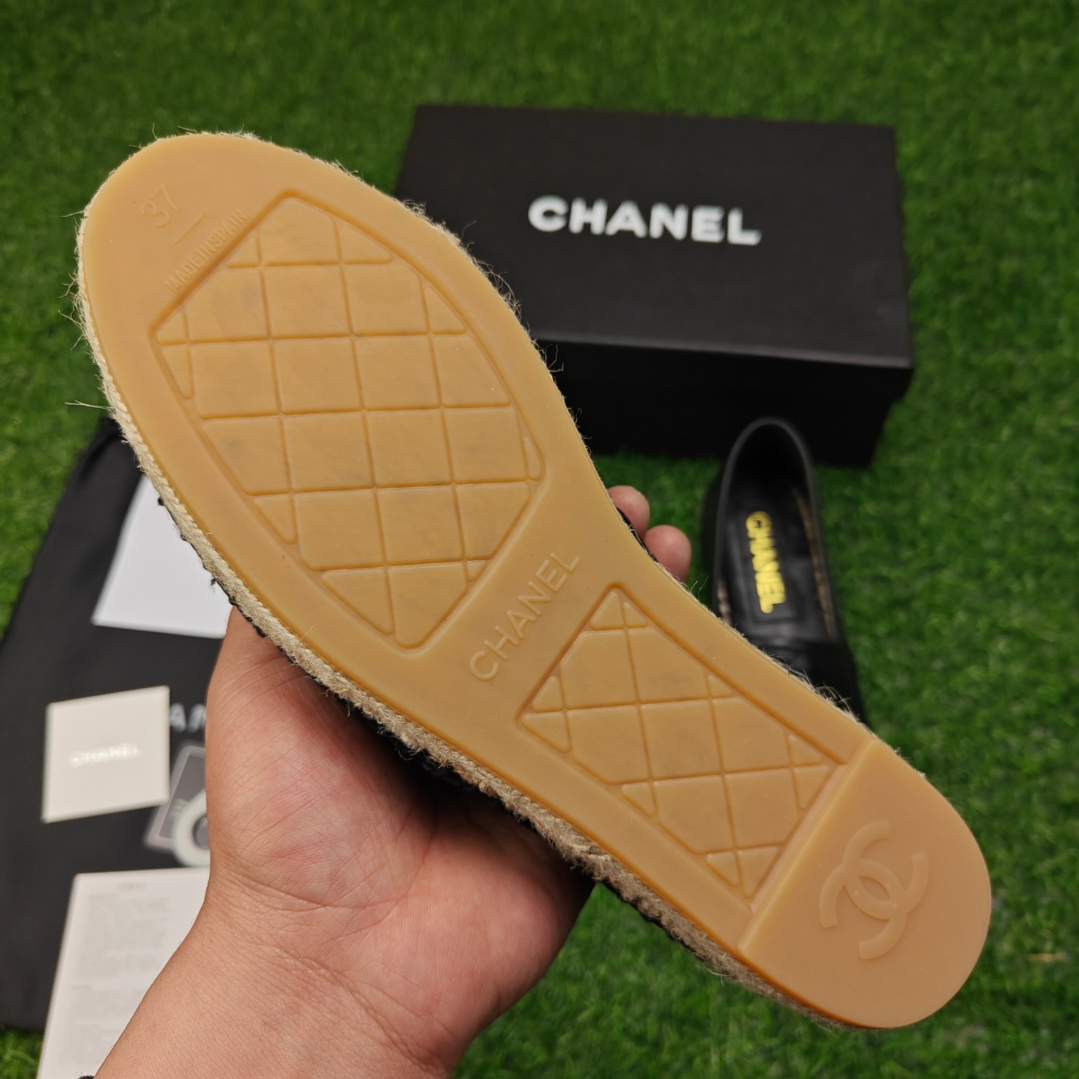 2023 A principios de la primavera nueva serie Chanel pescador zapatos de pescador, color a juego tam