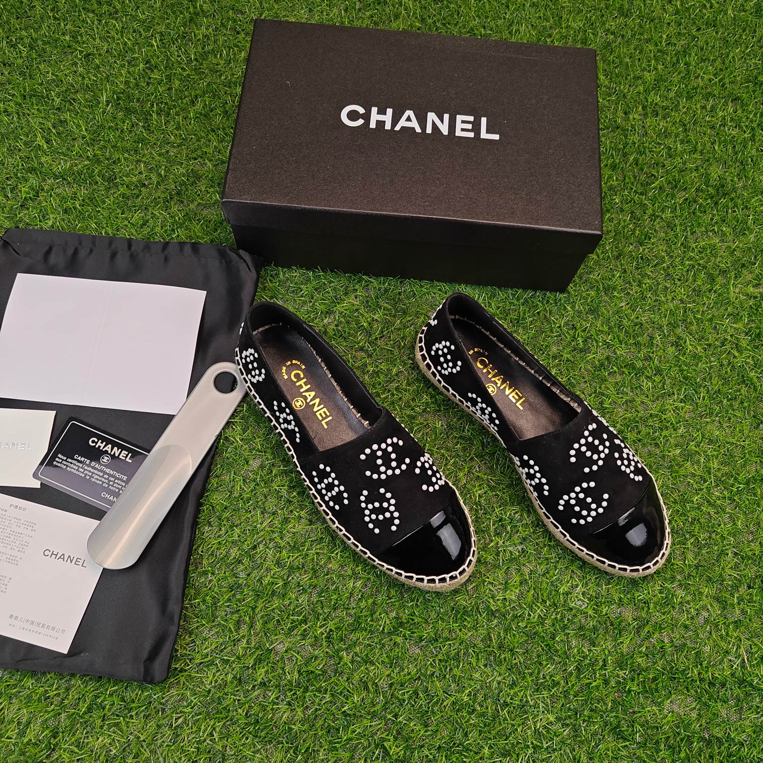 2023 A principios de la primavera nueva serie Chanel pescador zapatos de pescador, color a juego tam
