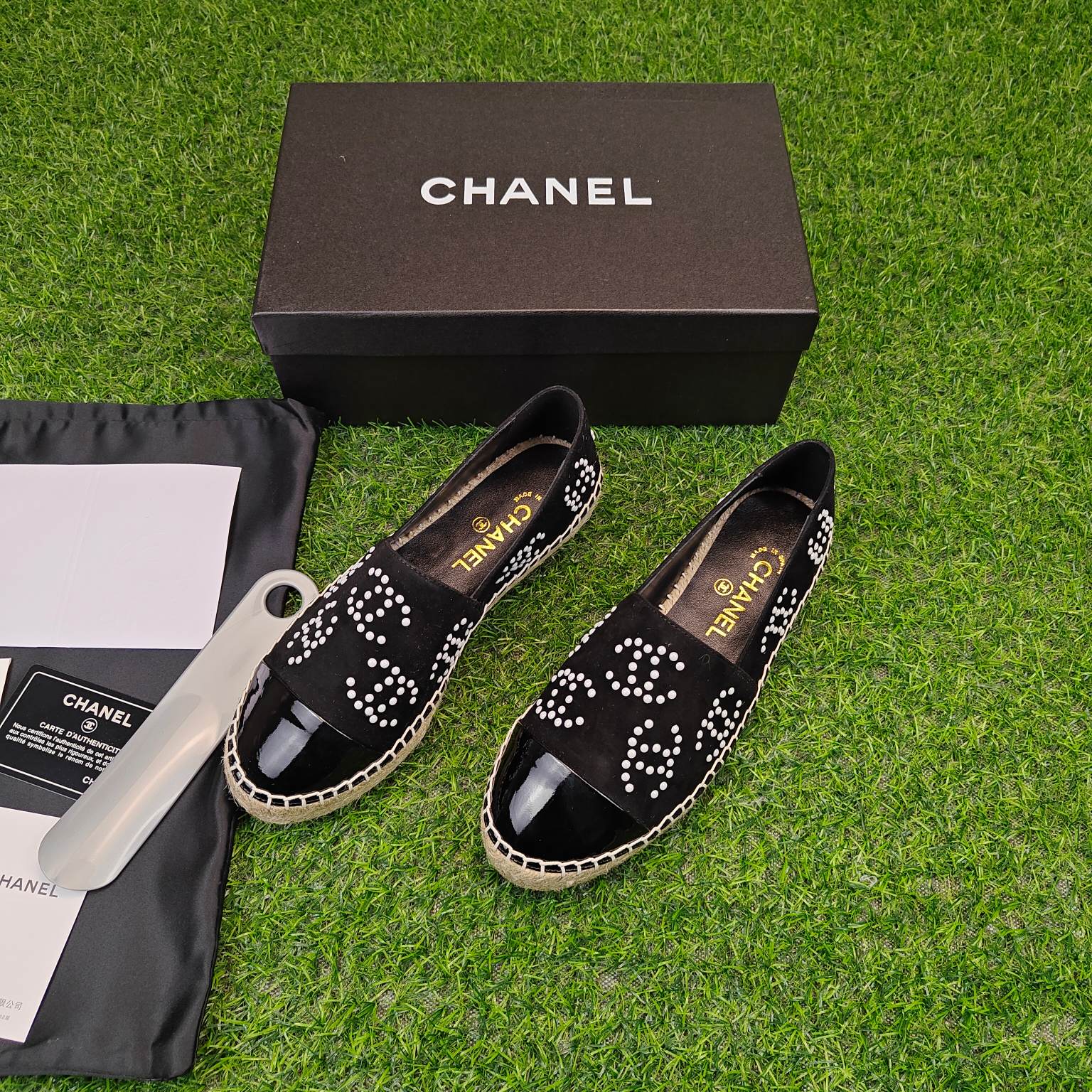 2023 A principios de la primavera nueva serie Chanel pescador zapatos de pescador, color a juego tam