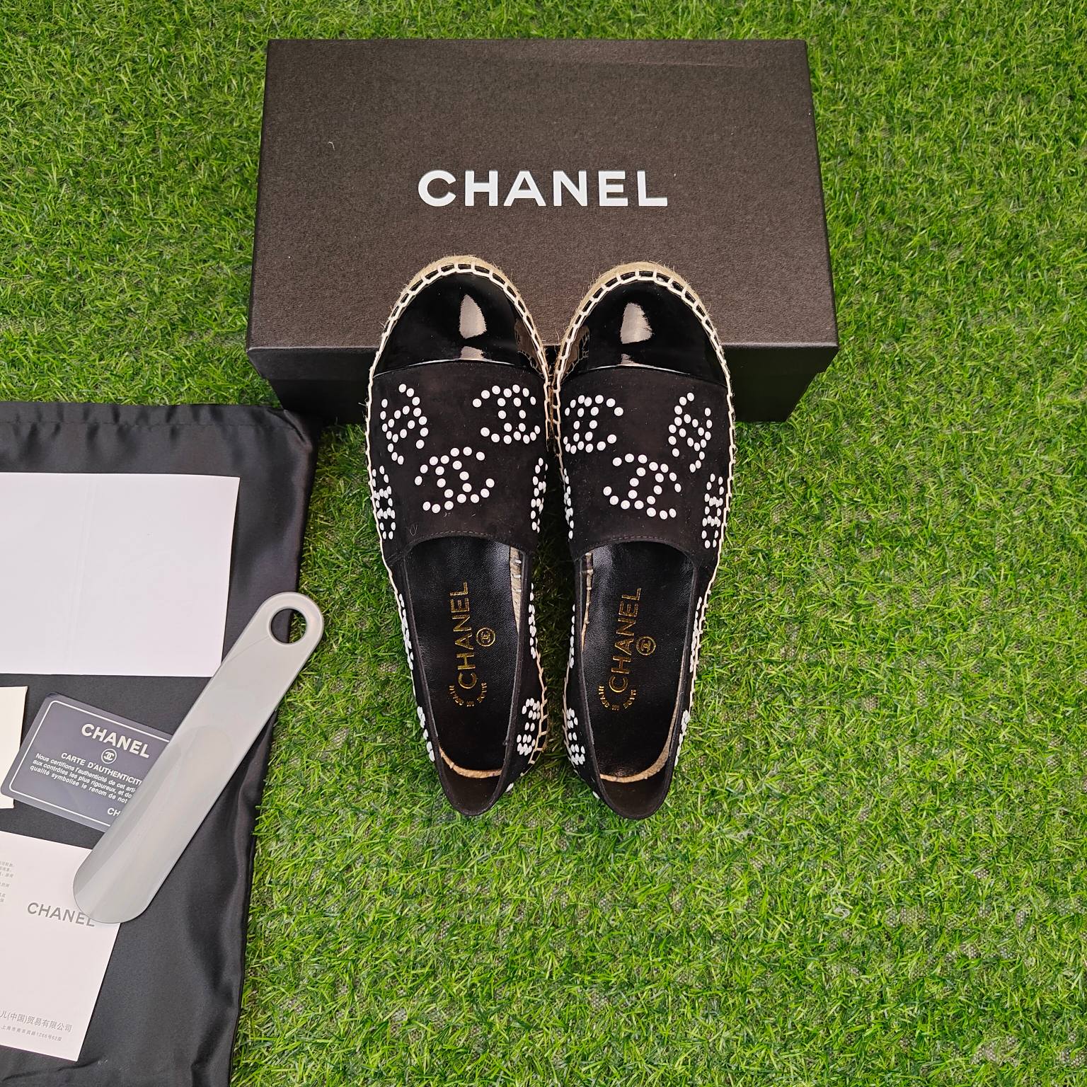 2023 A principios de la primavera nueva serie Chanel pescador zapatos de pescador, color a juego tam