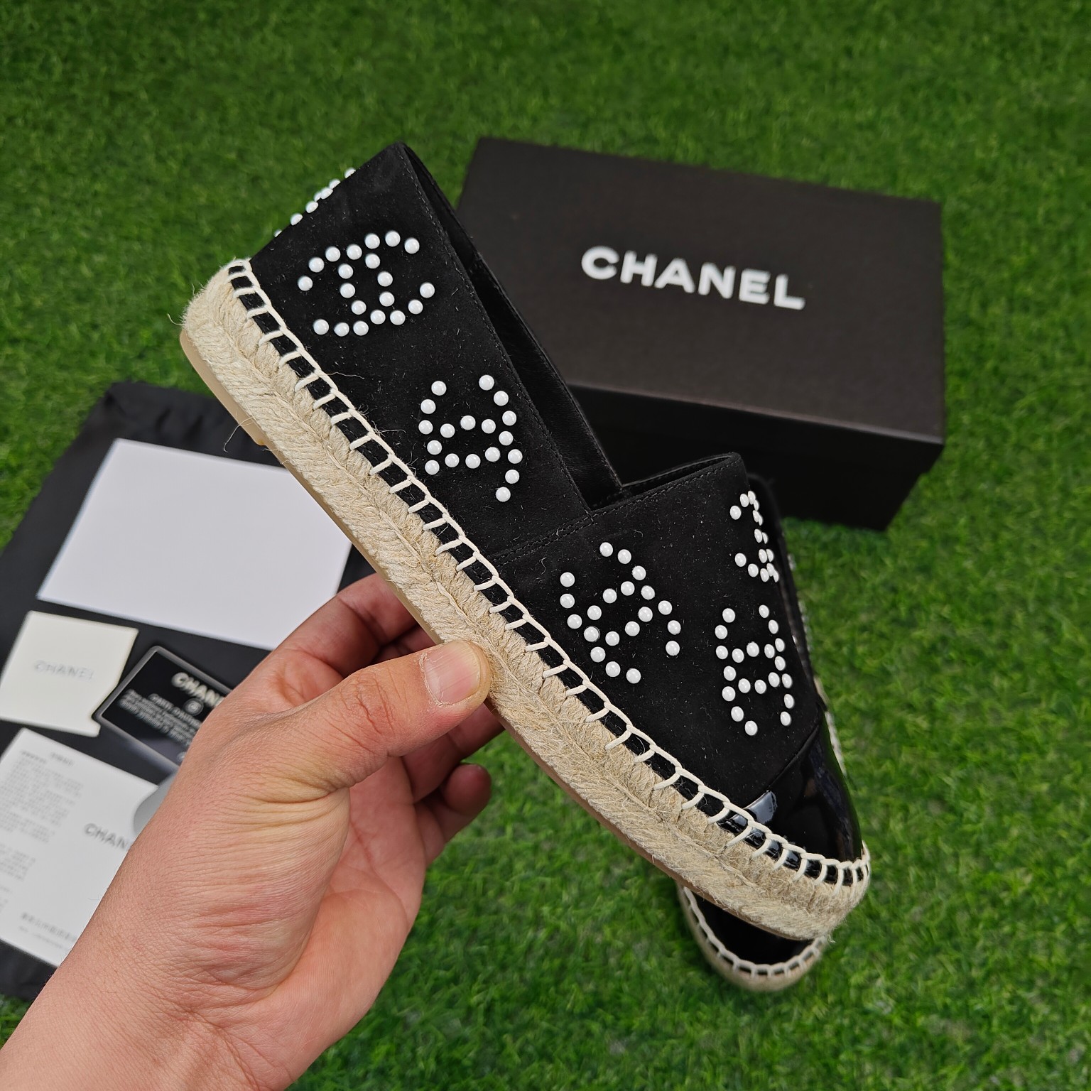 2023 A principios de la primavera nueva serie Chanel pescador zapatos de pescador, color a juego tam