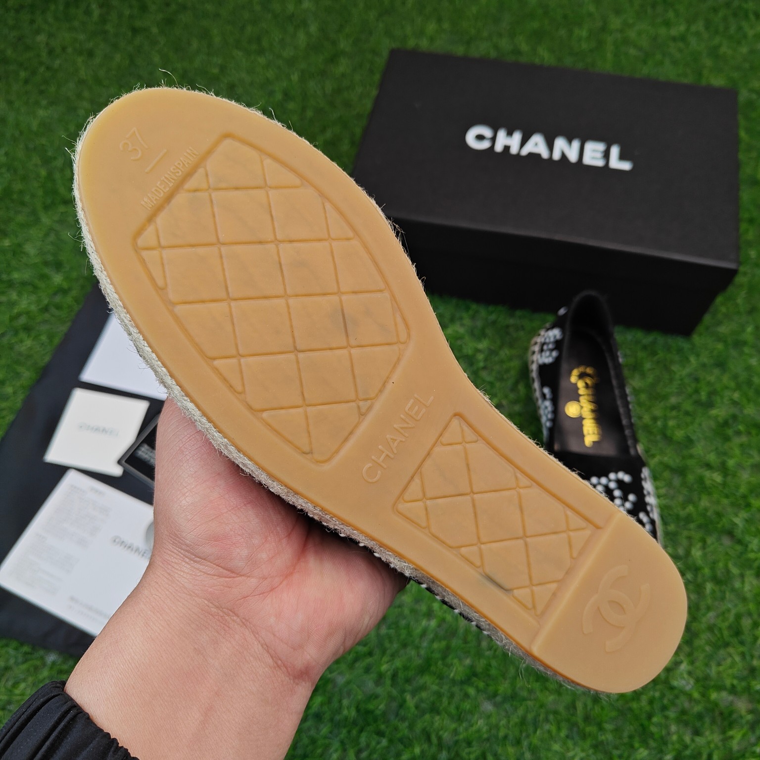 2023 A principios de la primavera nueva serie Chanel pescador zapatos de pescador, color a juego tam