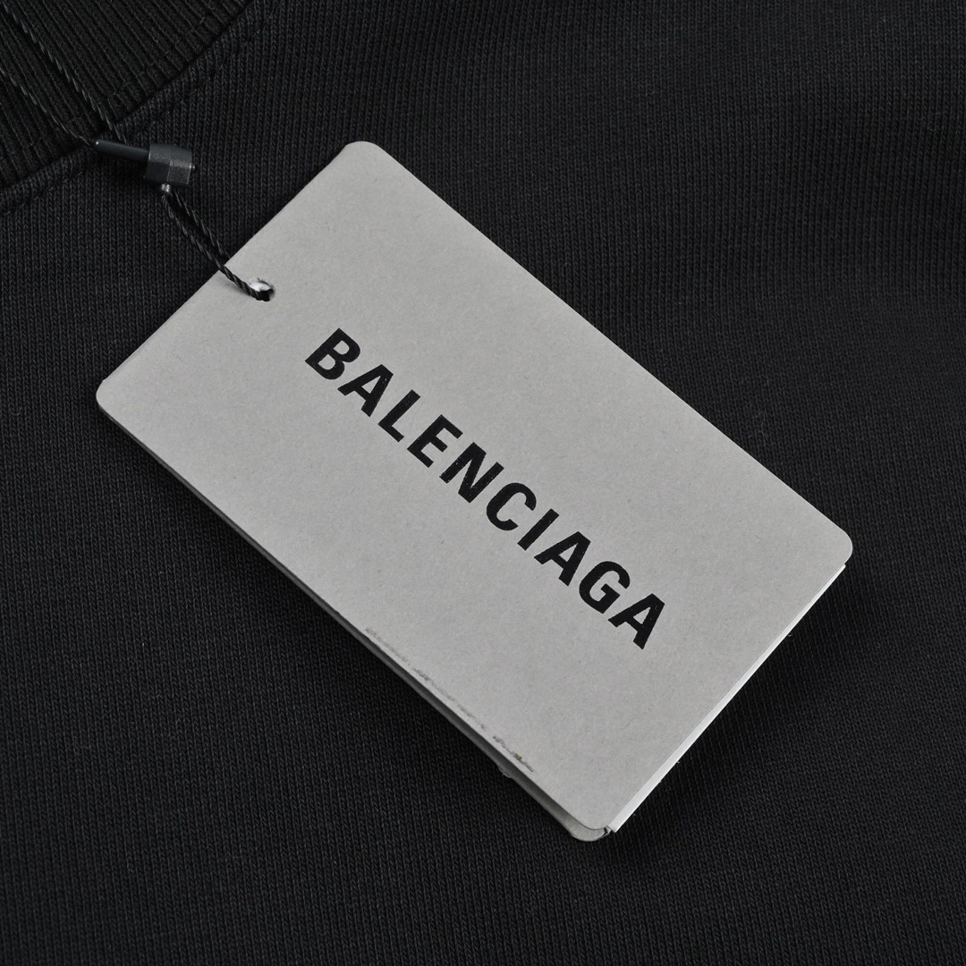 240 Balenciaga/巴黎世家 经典锁扣圆领卫衣