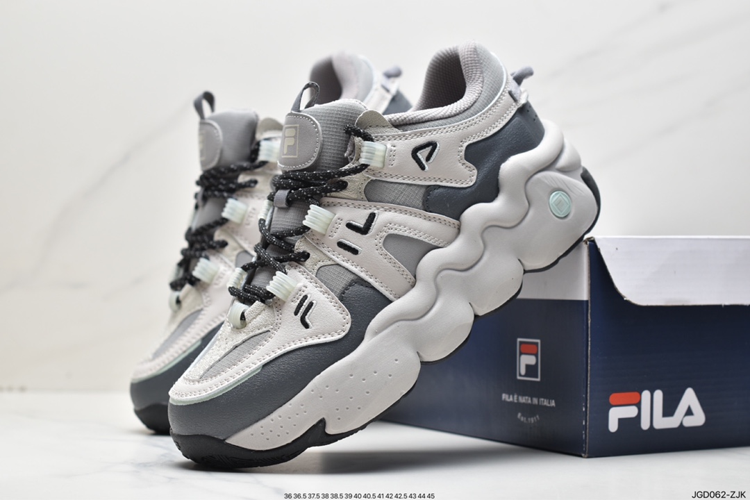 FILA retro single product trendy brand FUSION lava shoes dad shoes thick-soled sneakers F12W242605FPM