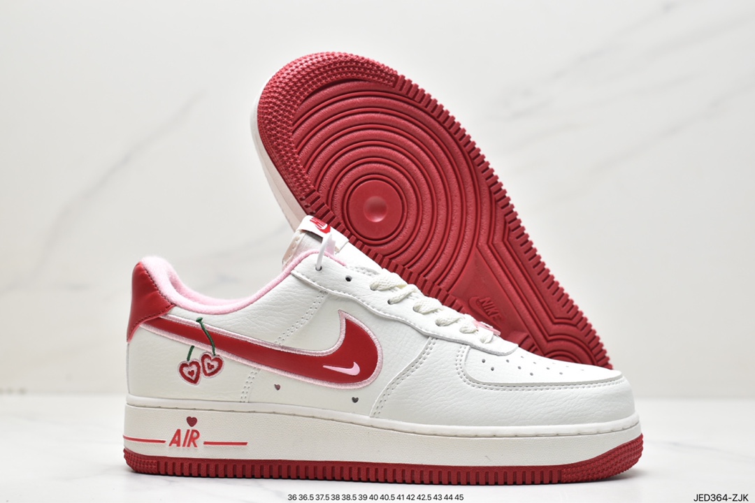 150 情人节白粉红耐克 Nike Air Force 1 Low 小勾 空军一号低帮板鞋FD4616-161