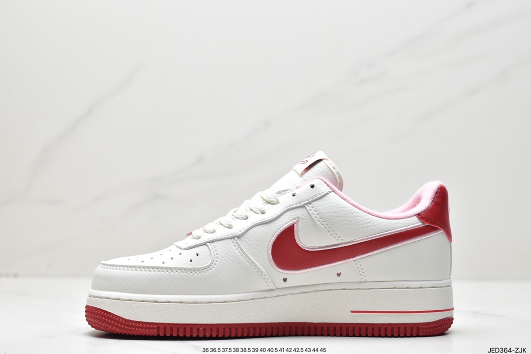 150 情人节白粉红耐克 Nike Air Force 1 Low 小勾 空军一号低帮板鞋FD4616-161