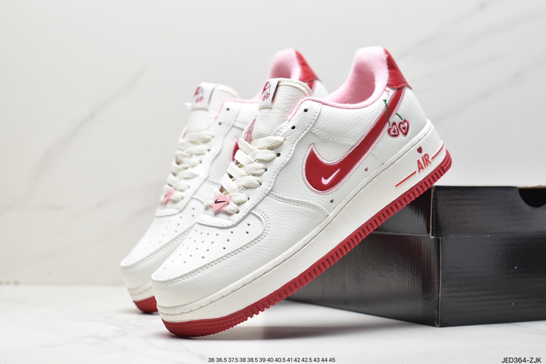 150 情人节白粉红耐克 Nike Air Force 1 Low 小勾 空军一号低帮板鞋FD4616-161