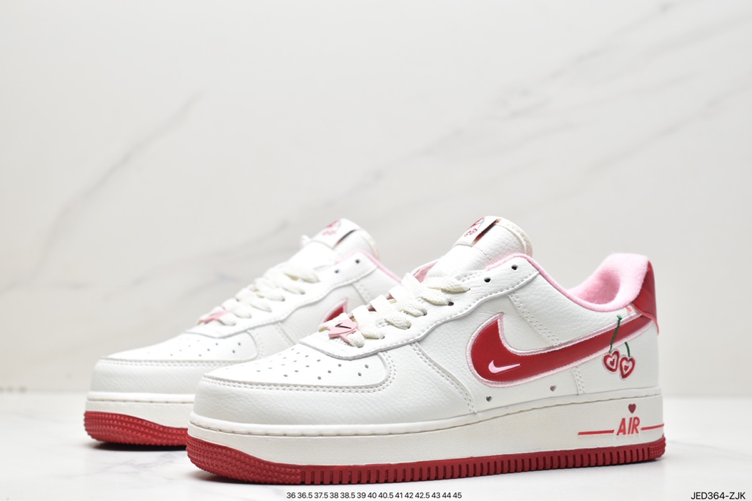 150 情人节白粉红耐克 Nike Air Force 1 Low 小勾 空军一号低帮板鞋FD4616-161