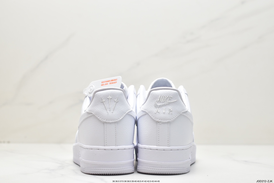 180 Drake x Air Force 1 Low 纯白字母印花 CZ8065-100