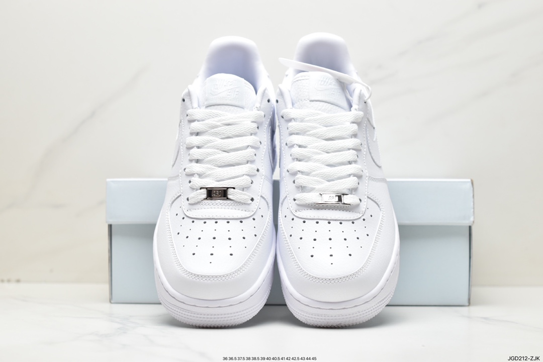 180 Drake x Air Force 1 Low 纯白字母印花 CZ8065-100