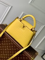 Louis Vuitton LV Capucines High
 Bags Handbags Yellow Calfskin Cowhide M93483