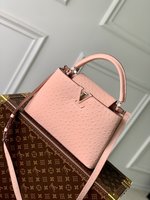 Louis Vuitton LV Capucines Bags Handbags High Quality AAA Replica
 Pink Calfskin Cowhide M93483