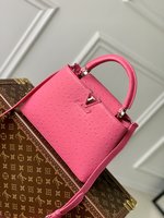 Louis Vuitton LV Capucines Bags Handbags Red Calfskin Cowhide M93483