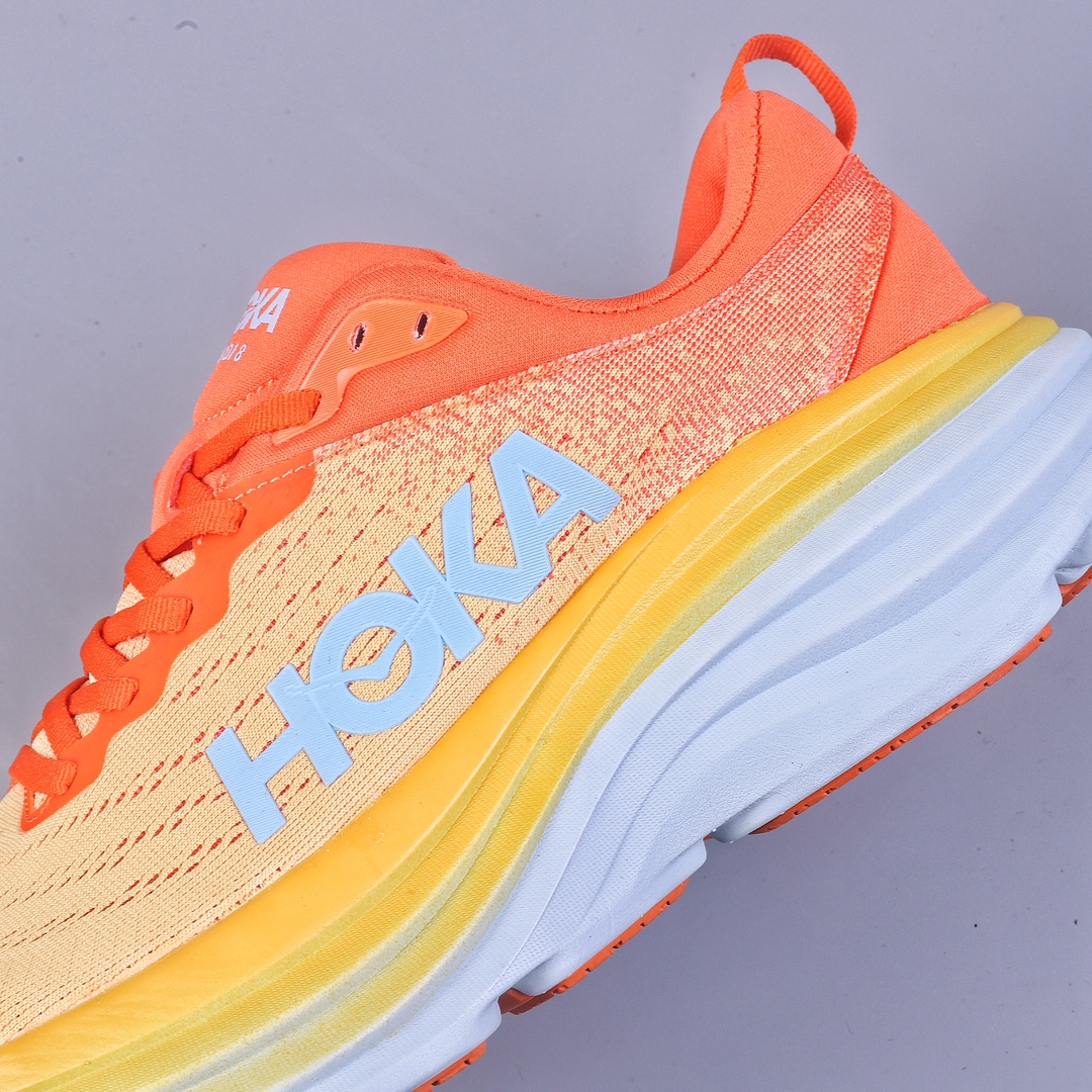 HOKA ONE ONE Bondi 8 Shawn Yue's same functional cushioning running shoes