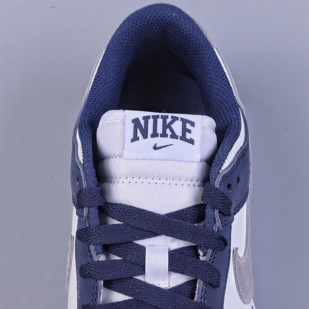 S2NK SB Dunk Low white and blue original top layer material FD9749-400