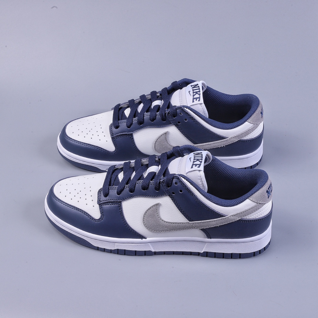 S2NK SB Dunk Low white and blue original top layer material FD9749-400