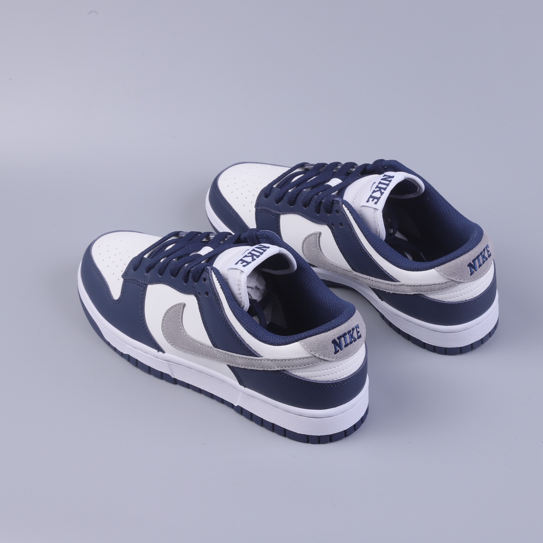 S2NK SB Dunk Low white and blue original top layer material FD9749-400