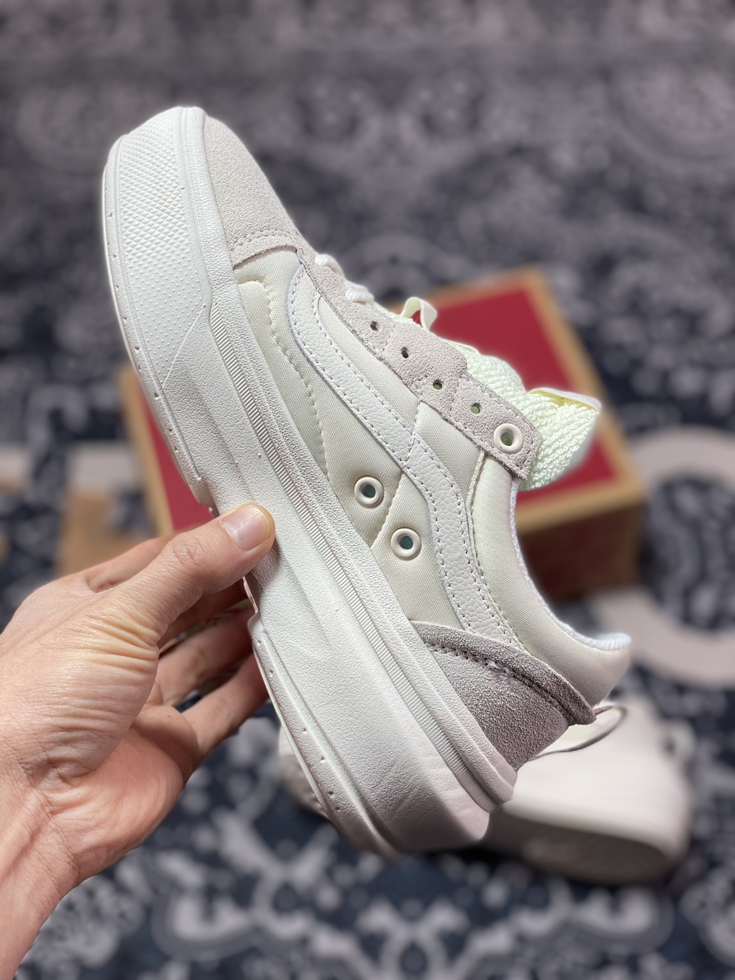 Vans Old Skool Overt CC ultra-light thick-soled height-increasing shoes