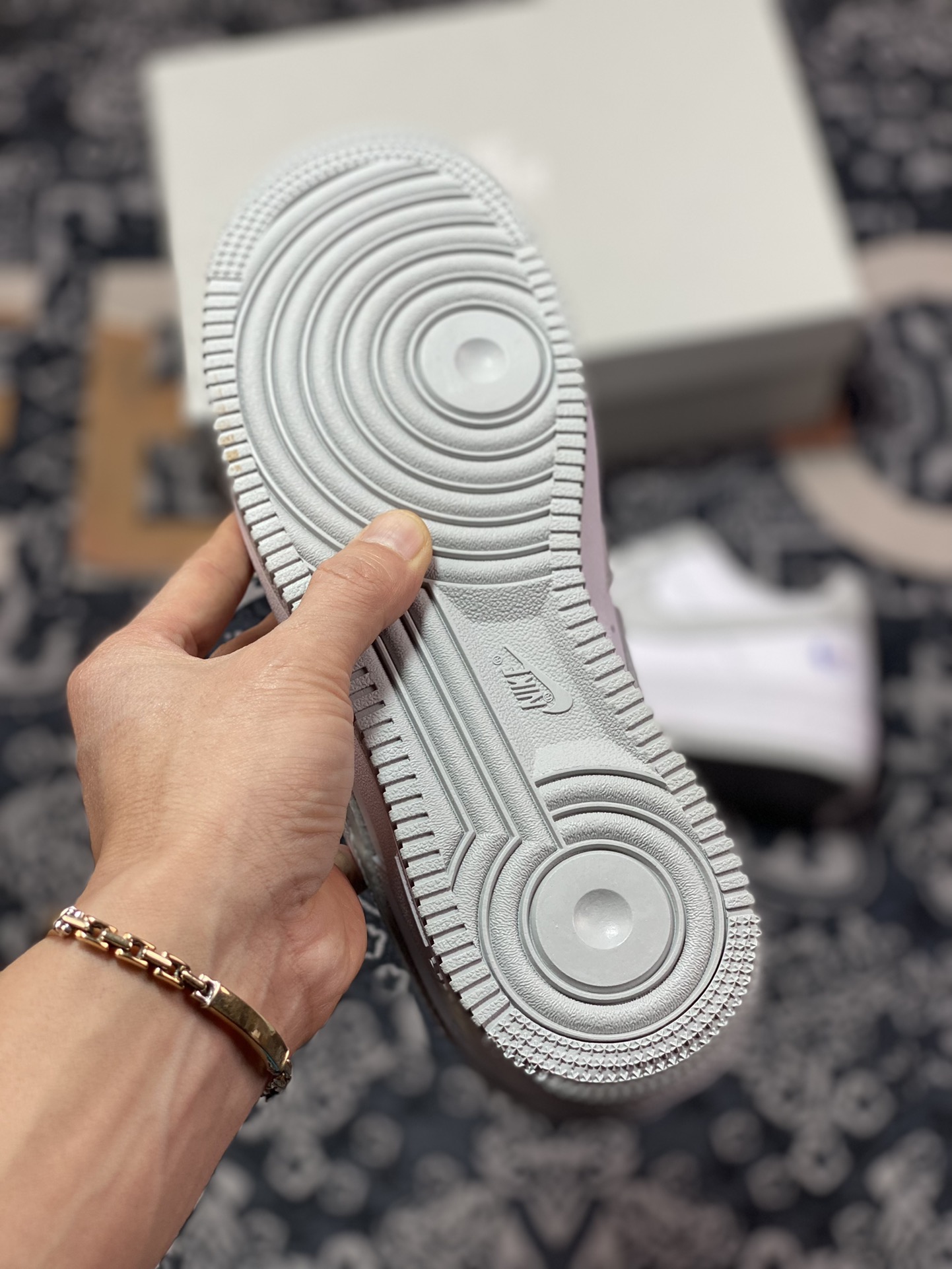 Nike Air Force 1Low 96 All-Star ”Fiesta” Air Force 1 sneakers ”leather stitching white light gray NBA” AA6902-201